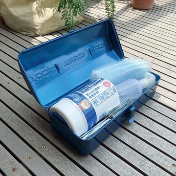 山型單層工具箱(Y-350) 鉻紅