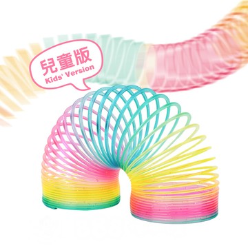 兒童版競技彩虹彈簧圈(可做花式表演)(2入裝)888便利購