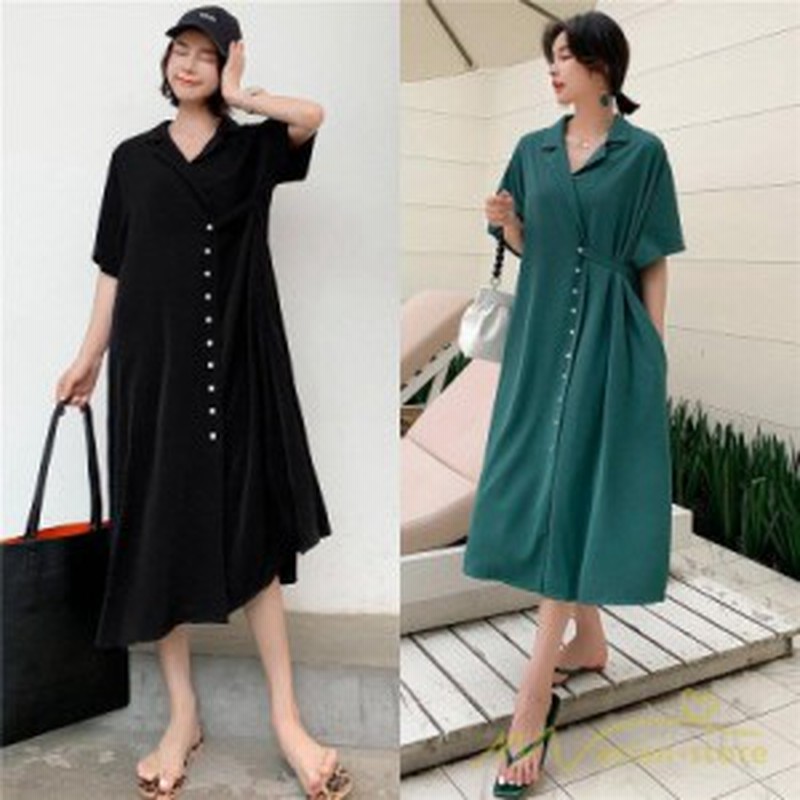 ワンピース レディース 春 シャツワンピース ロングシャツ カーディガン シャツ ロングカーディガン レディース 裾フレアロングワンピー 通販 Lineポイント最大get Lineショッピング