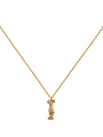 LOVENESS LEE - l Alphabet necklace - unisex - Gold Plated Sterling Silver - One Size