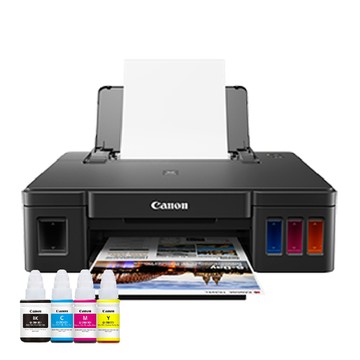 Canon [搭790原廠墨水一組] PIXMA G1010 原廠大供墨印表機