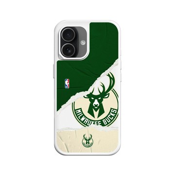 iPhone 17 SolidX 白 - NBA - 熱血系列-密爾瓦基公鹿 Milwaukee Bucks - Sweat and Tears
