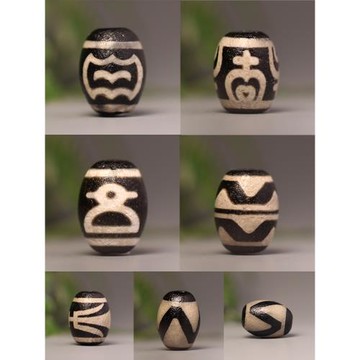 圣飾奇緣 西藏天然瑪瑙 老料黑白虎牙 大鵬鳥天珠超頂鎖骨鏈 吊墜