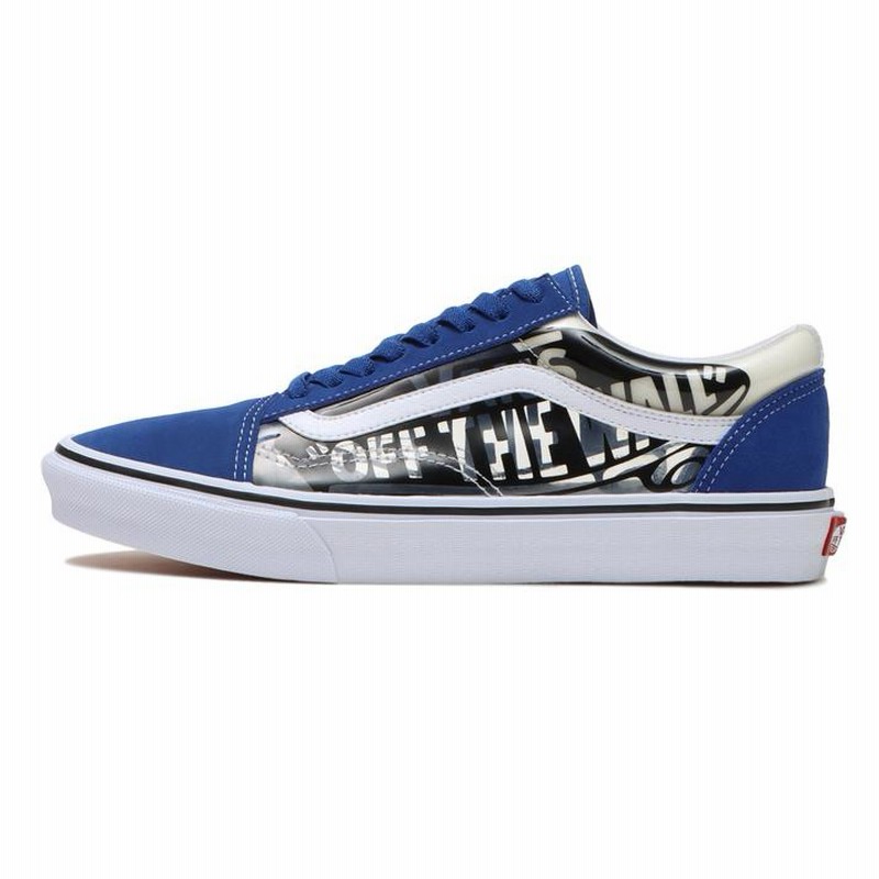 Vans shop blue white