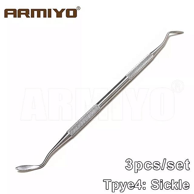 Armiyo-ステンレス鋼の クリーニング ツールキット, ダブルエンド ,頑丈なツール,長さ170mm,戦術的な 狩猟 アクセサリー