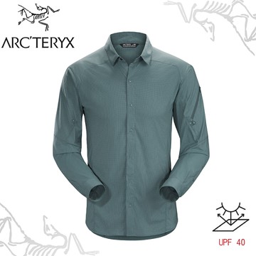 【ARC TERYX 始祖鳥 男 Elaho 抗UV長袖襯衫《海王星》】13652/排汗襯衫/休閒衫/透氣快乾/吸濕排汗/防曬