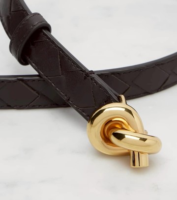 Bottega Veneta Knot Intrecciato leather belt