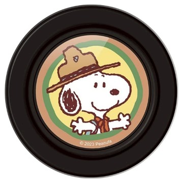 PEANUTS 史努比 磁吸氣囊手機支架 HSN-004  探險款 黑色  1個