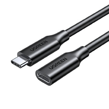 UGREEN USB-C 3.1/Type-C延長傳輸線 支援Thunderbolt3 雷電3 100W/10Gpbs(1公尺)