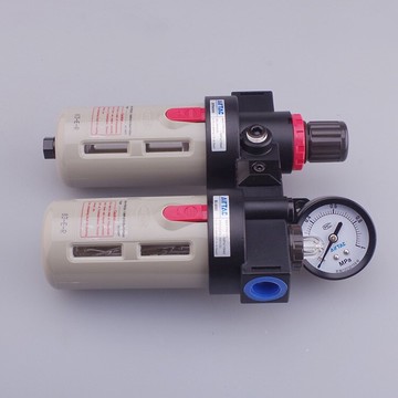 亞德客過濾器BFC2000/BFC4000/BFC3000減壓閥調節閥油霧器二聯件