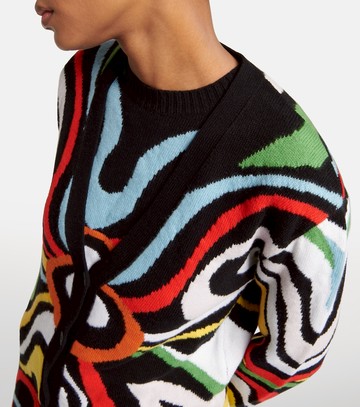 Pucci x Fusalp intarsia wool cardigan