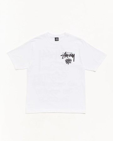 STUSSY & ALWAYS WORLD TOUR TEE WHITE