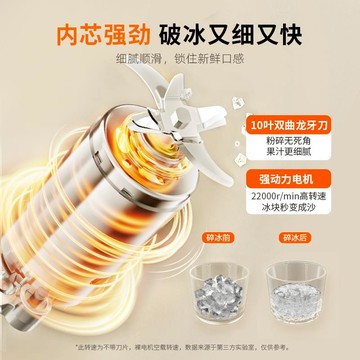 九陽榨汁機多功能便攜式電動小型炸水果汁機奶昔榨汁杯LJ525