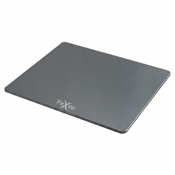 FOXXRAY 狐鐳 銀毅迅狐鋁合金電競鼠墊  灰色  1個