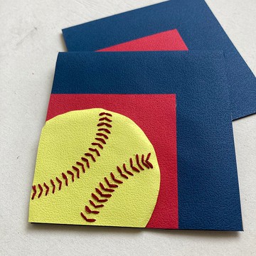 -現貨- 運動sport系列-快速壘球/手工卡片/創意卡片/萬用卡