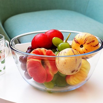 出口品質耐熱玻璃碗微波爐用打蛋碗廚房用料碗湯碗飯碗沙拉水果碗