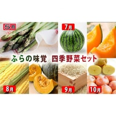 ふらの味覚四季野菜セット 全5回