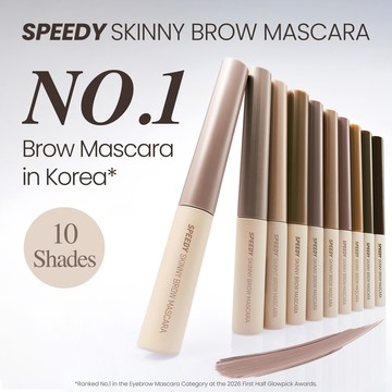 peripera Speedy Skinny Brow Mascara (Set/Single) (10 Colors)