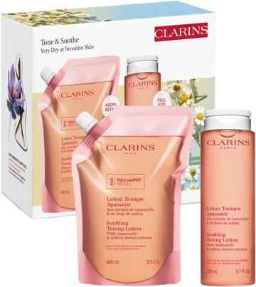 Clarins Tone & Soothe Very Dry or Sensitive Skin Gift Set