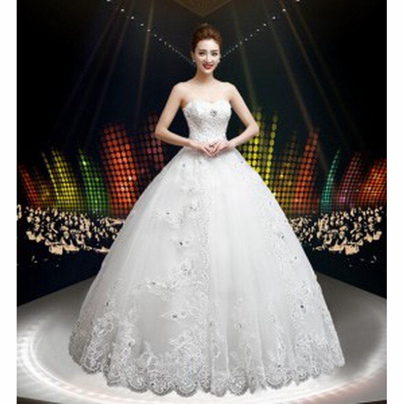 レース 妊娠でもok二次会 White ウェディング ドレス パーティー カラードレス Aライン ワンピース 結婚式 演奏会 披露宴 ドレス 花嫁 通販 Lineポイント最大1 0 Get Lineショッピング