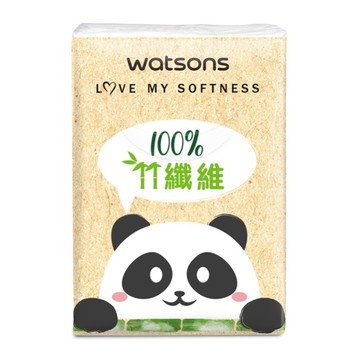 屈臣氏竹纖維迷你紙手帕4層8抽12包