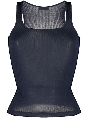 Jacquemus - Le débardeur Caraco tank top - women - Cotton - S - Blue