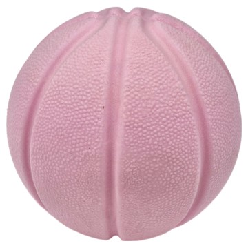 糖果色漏食球 TPR材質 狗玩具  粉色  1個  8 x 8cm