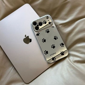 ✨iPhone手機殼✨小狗腳丫適用iPhone17promax手機殼蘋果16PRO高級15/14鏡面13