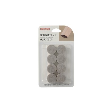 【日本Imakara】靜音防滑桌椅腳保護套/防刮墊(圓形)-3入