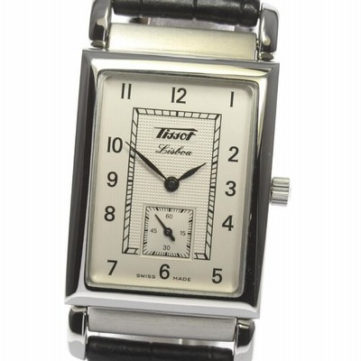 美品【TISSOT】ティソ リスボア 9999本限定 手巻き メンズ | LINE