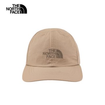 【The North Face 官方旗艦】北面男女款棕色舒適透氣運動帽｜8CQ1BOX