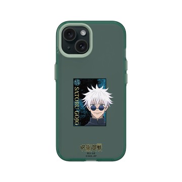 iPhone 15 Clear 憂墨綠 - Jujutsu Kaisen 咒術迴戰 S2 - 懷玉・玉折角色系列-五條悟