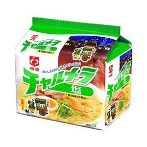 明星食品 チャルメラ しお 5食×6入