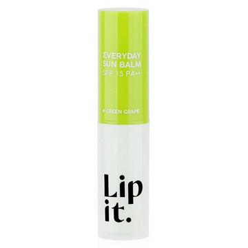 Lipit 每日防曬護唇膏 SPF15PA++ GreenGrape 保濕 滋潤 防曬  1條