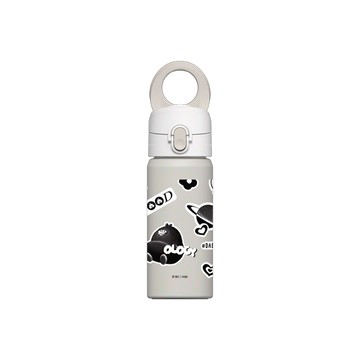 磁吸水壺 AquaStand 不鏽鋼 480cc - 無吸管 貝殼灰 - 奧樂雞 Ology - 星球 Bottle