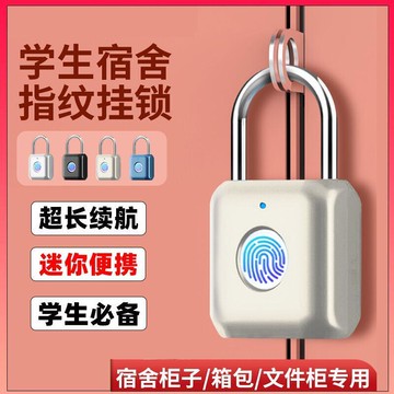 【新店熱銷】紋鎖小型迷你智能電子掛鎖頭大門防盜密碼鎖