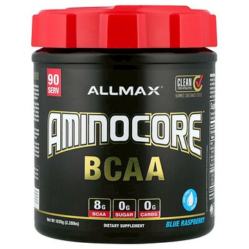ALLMAX, AMINOCORE™ 支鏈氨基酸營養粉，藍樹莓味，2.28 磅（1,035 克）
