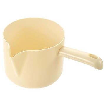 下村KG YAKI PARTY PP樹脂手麵糊杯 附嘴片 - 黃 [22.7x16]  22.7 x 16cm  1個