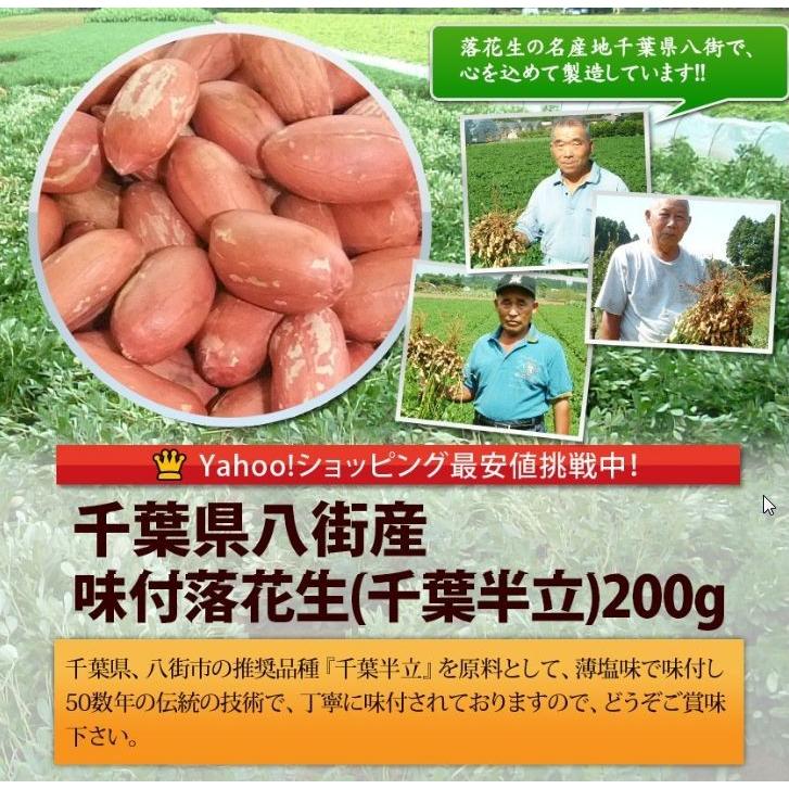 2023年度産 新豆 味付落花生（千葉半立）200g 千葉県八街産落花生