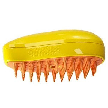 Little poppet 小小毛孩 寵物噴霧按摩梳  黃色  1支