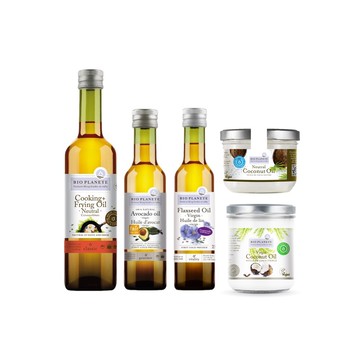 【蝦皮直營】法國碧歐星球 天然初榨亞麻仁油/冷壓初榨酪梨油/熱炒葵花油/初榨椰子油