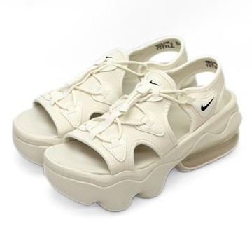 NIKE AIR MAX KOKO 耐吉 彈性拉繩增高厚底氣墊涼鞋 女 米白 休閒潮流夏季運動涼鞋 CI8798-102