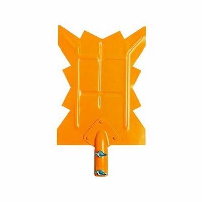 【お取り寄せ】浅野木工所/除雪用品 スリーV(鉄) 頭/24001