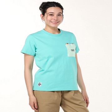 CHUMS 女款 Chumleys Market Pocket T-Shirt短袖上衣 薄荷綠_CH112517M062