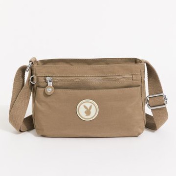 PLAYBOY - 斜背包  Daily Life系列 - 卡其色