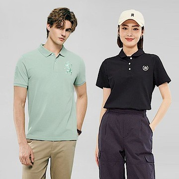GIORDANO 男裝機能涼感防曬拼色短袖POLO衫【雙色任選】