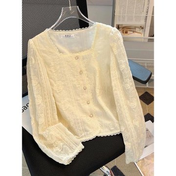 長袖雪紡襯衫女裝春秋冬2025新款爆款歐貨減齡時尚洋氣上衣打底衫