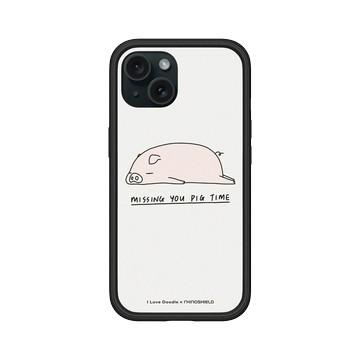 iPhone 15 Mod NX 黑 - ilovedoodle (Lim Heng Swee) - Missing You Pig Time 豬