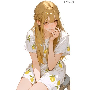 【8 月新款】07-139-0055 人物貼紙 簡約夏日女孩