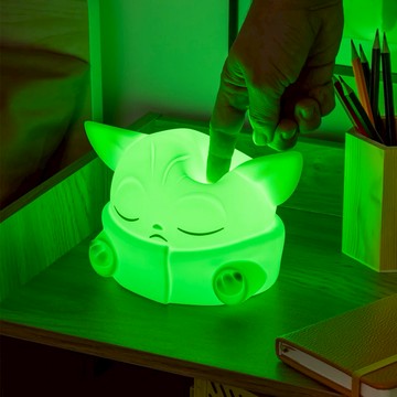 【Paladone UK】Star Wars 星際大戰 曼達洛人造型 矽膠拍拍小夜燈